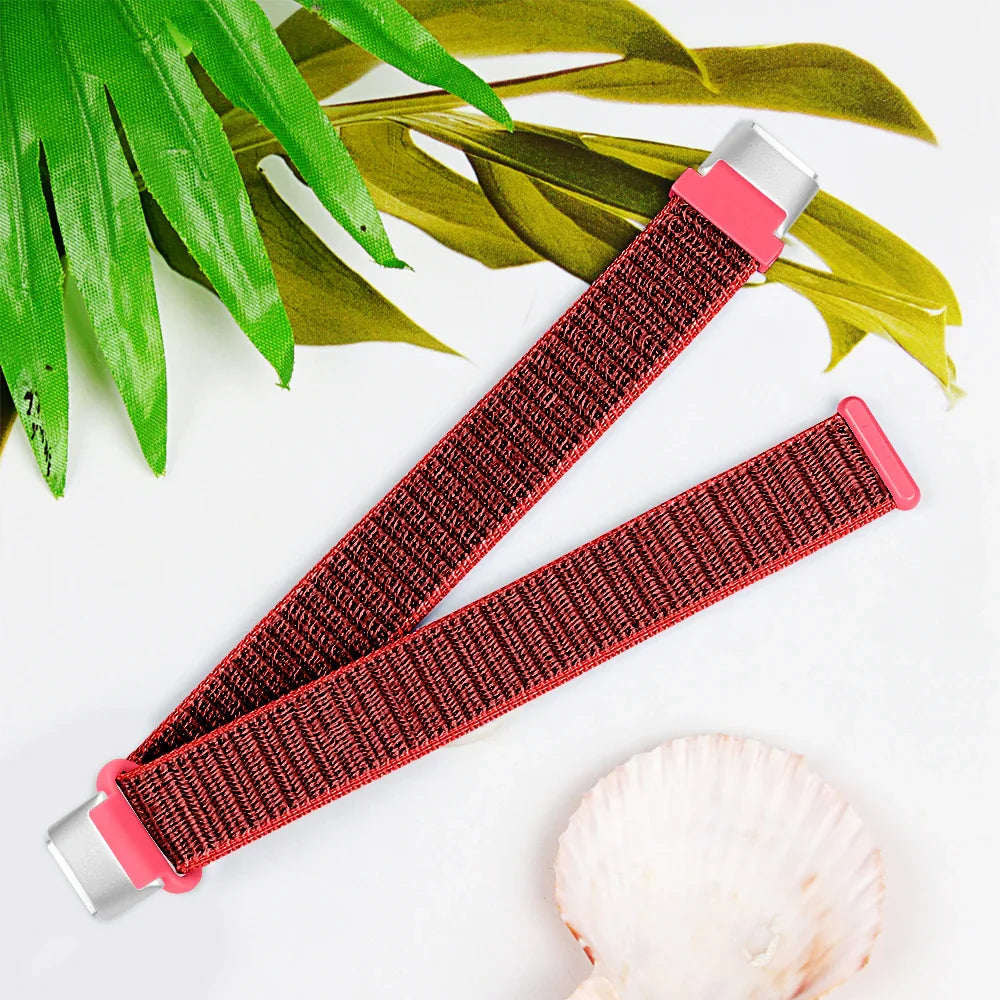 Fitbit Luxe Nylonarmband – Elastisches, bequemes, stilvolles Armband