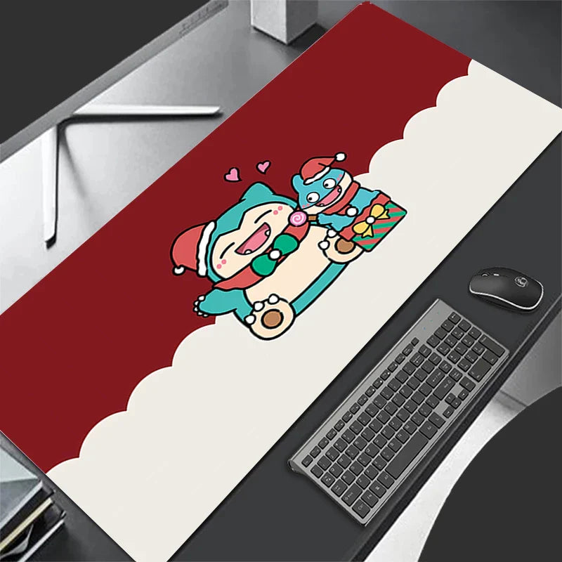 Mouse Pad Gaming Accessories PC Anime Gamer Big P-pokemonS S-snorlax Computer Desk Mat Laptop Varmilo Keyboard Rug Cute Mousepad