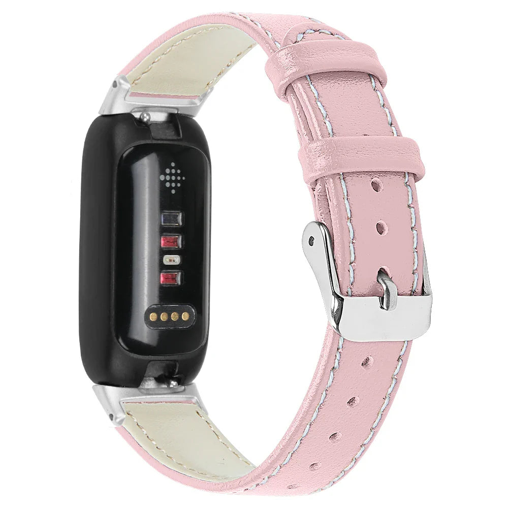 Fitbit Inspire 3 Lederarmband – Stilvolles und atmungsaktives Armband