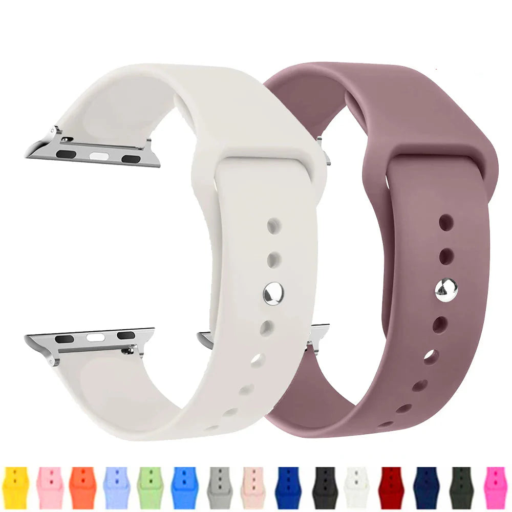Apple Watch Silikonarmband – Bequemes wasserdichtes Armband
