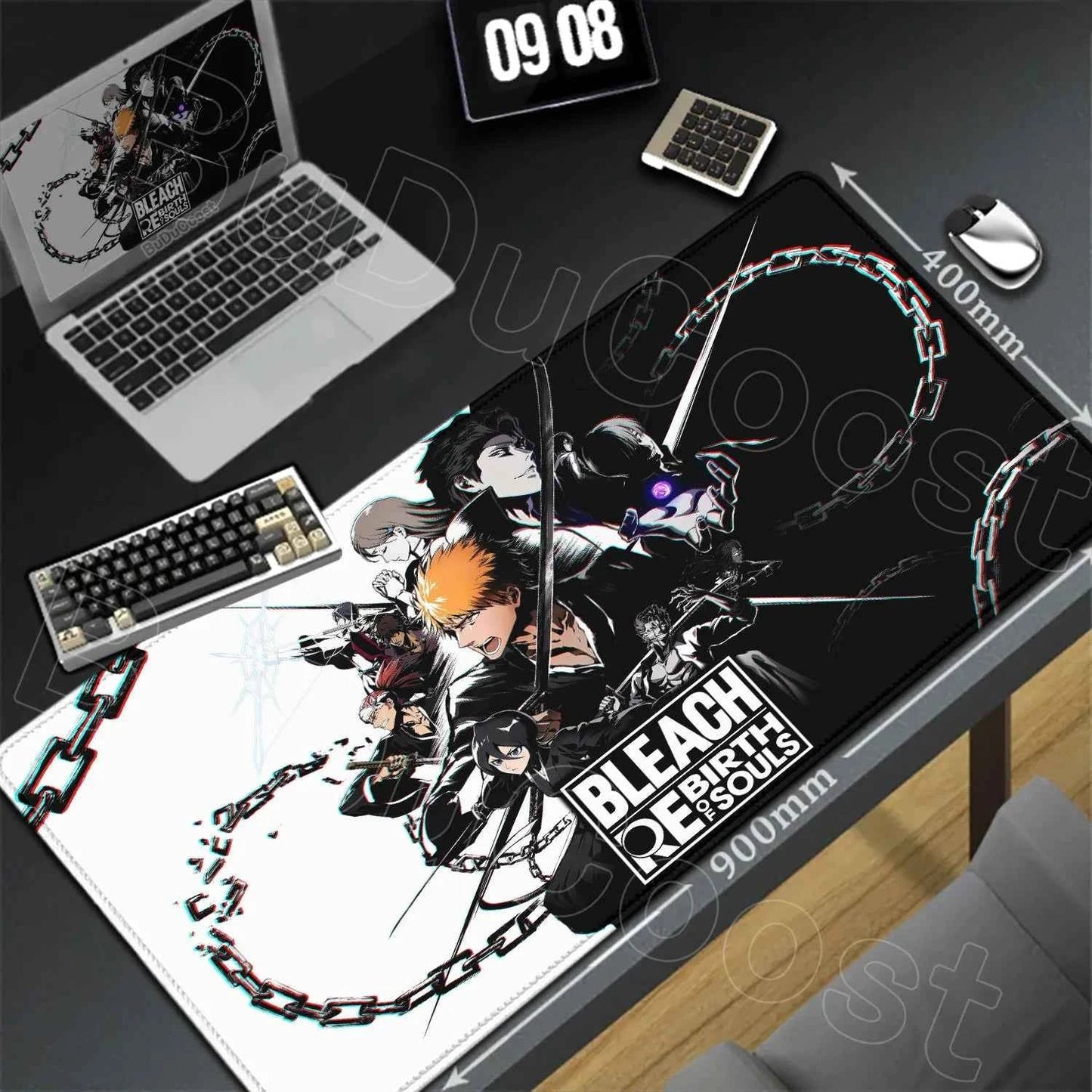 Anime Bleach Mousepad Large Keyboard Table Pad Japan Manga Laptop Office Rubber Soft Deskmat Pc Gamer HD Print Non-Slip Mice Mat