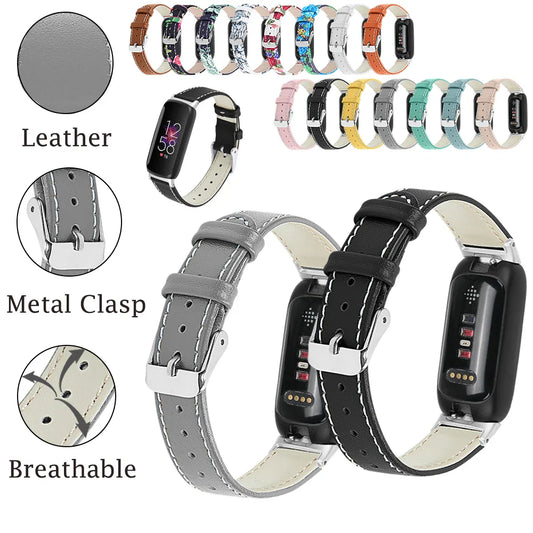 Fitbit Inspire 3 Lederarmband – Stilvolles und atmungsaktives Armband