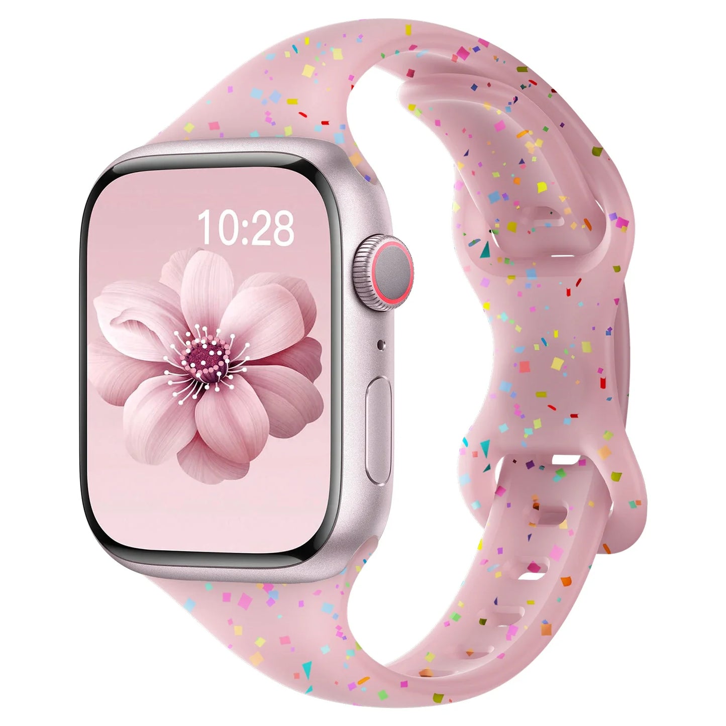 Bracelet en silicone pour Apple Watch - Design souple et flexible - Coloré