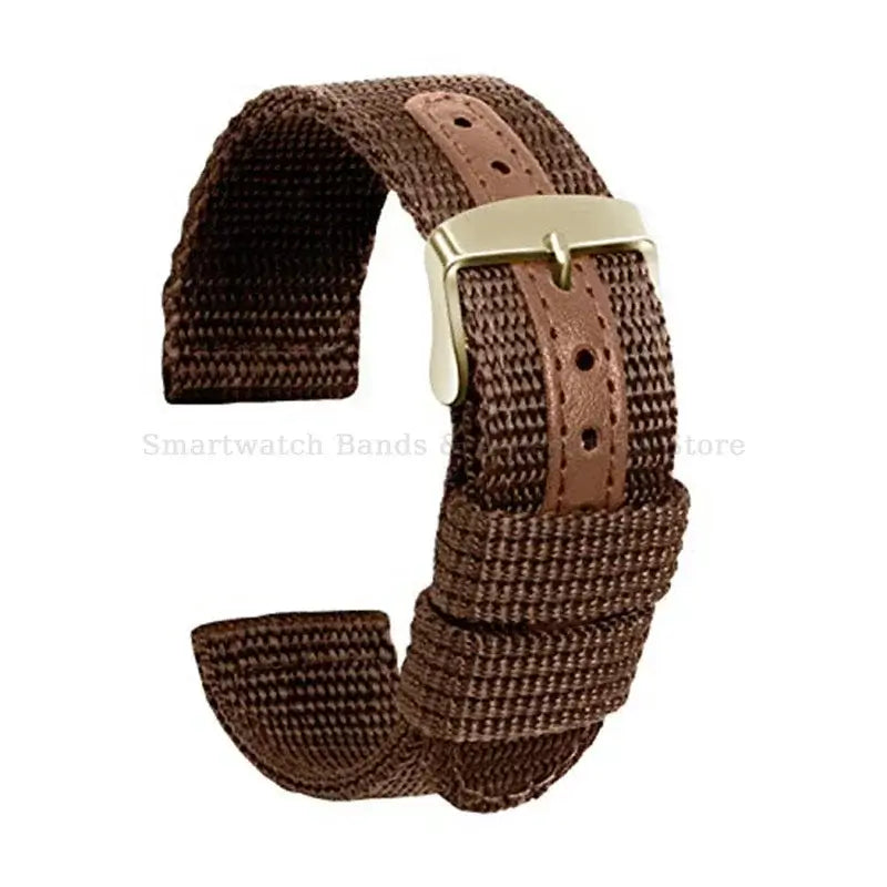 Bracelet Ticwatch en nylon et cuir au design élégant et respectueux de l'environnement