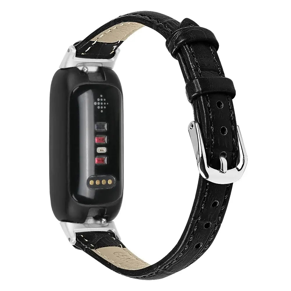 Bracelet en cuir fin Fitbit Inspire 3 – Bracelet élégant et minimaliste