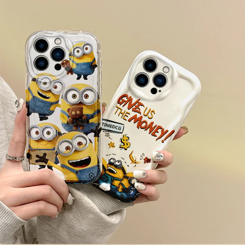 Süße Minions Cartoon Welle Handyhülle