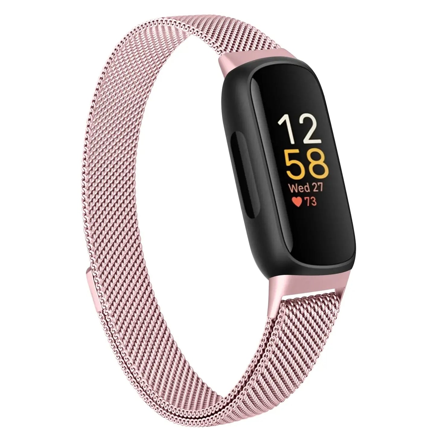 Fitbit Inspire 3 Metall-Magnetarmband – Edelstahl-Milanaise-Armband
