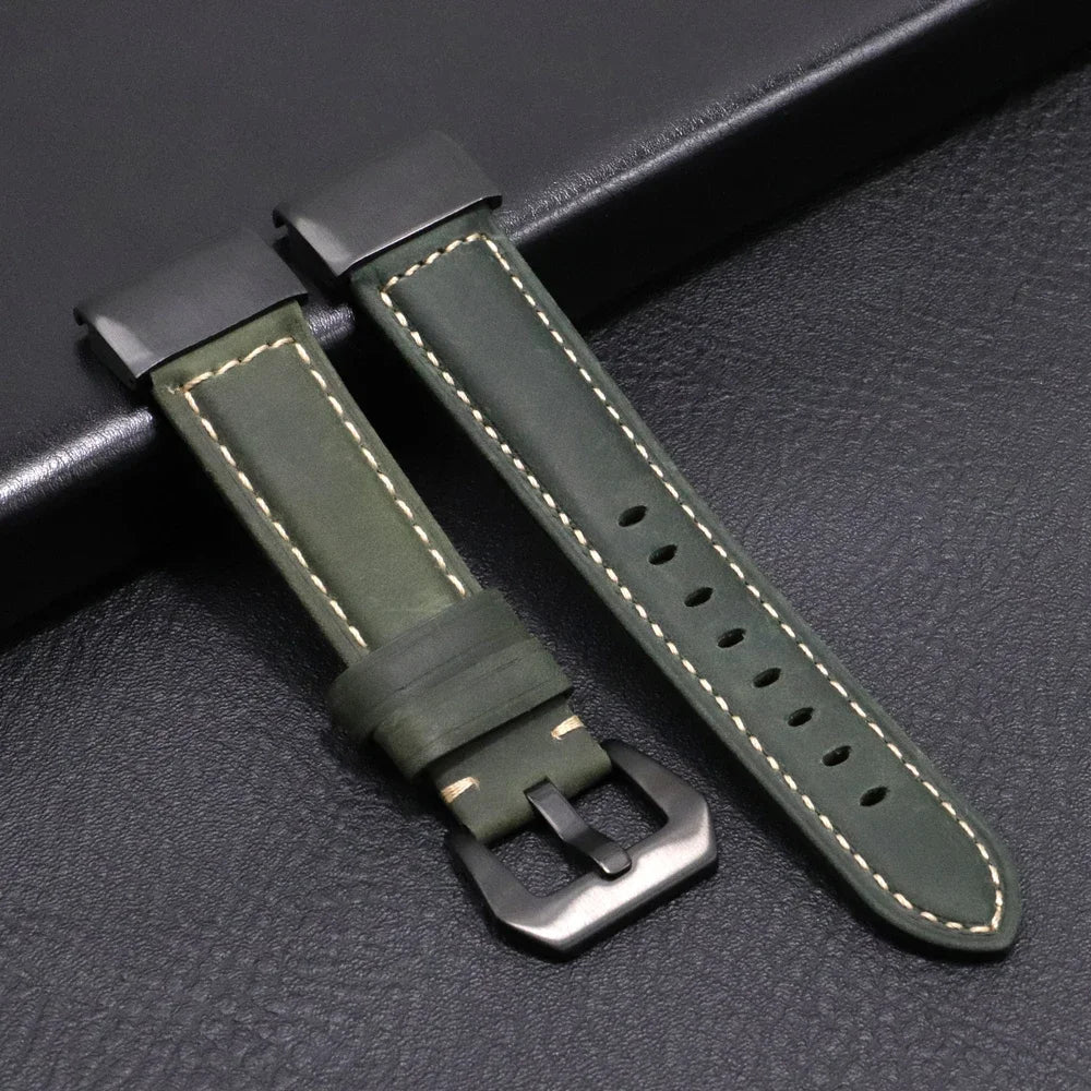 Bracelet en cuir véritable Garmin – Élégant et durable