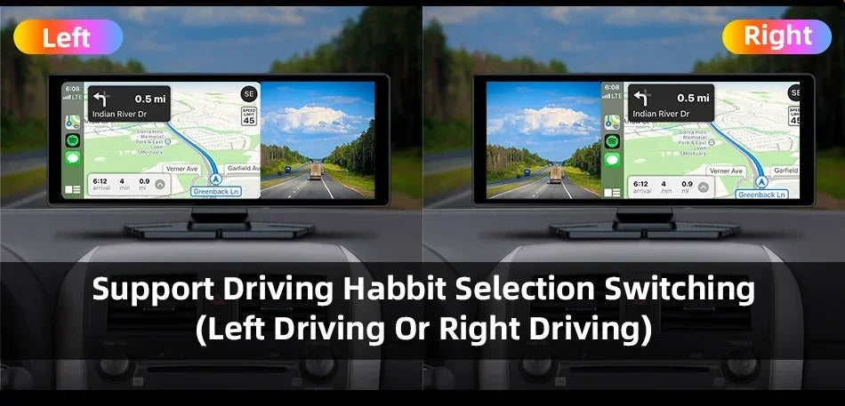 Srnubi 10.26-Inch CarPlay & Android Auto Screen – T322/T333 Options