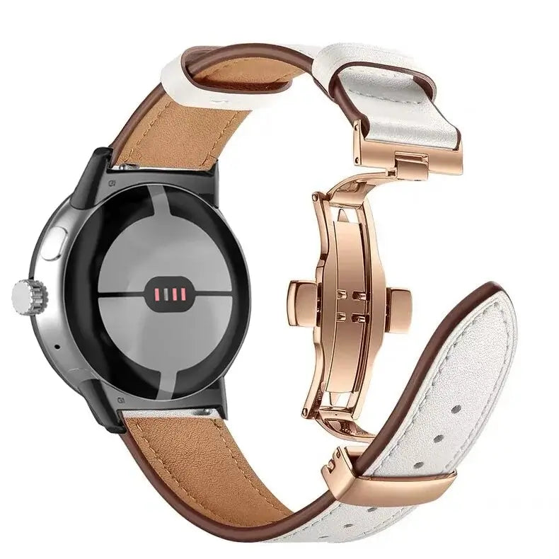 Genuine Leather Google Pixel Watch Band - Stylish & Durable