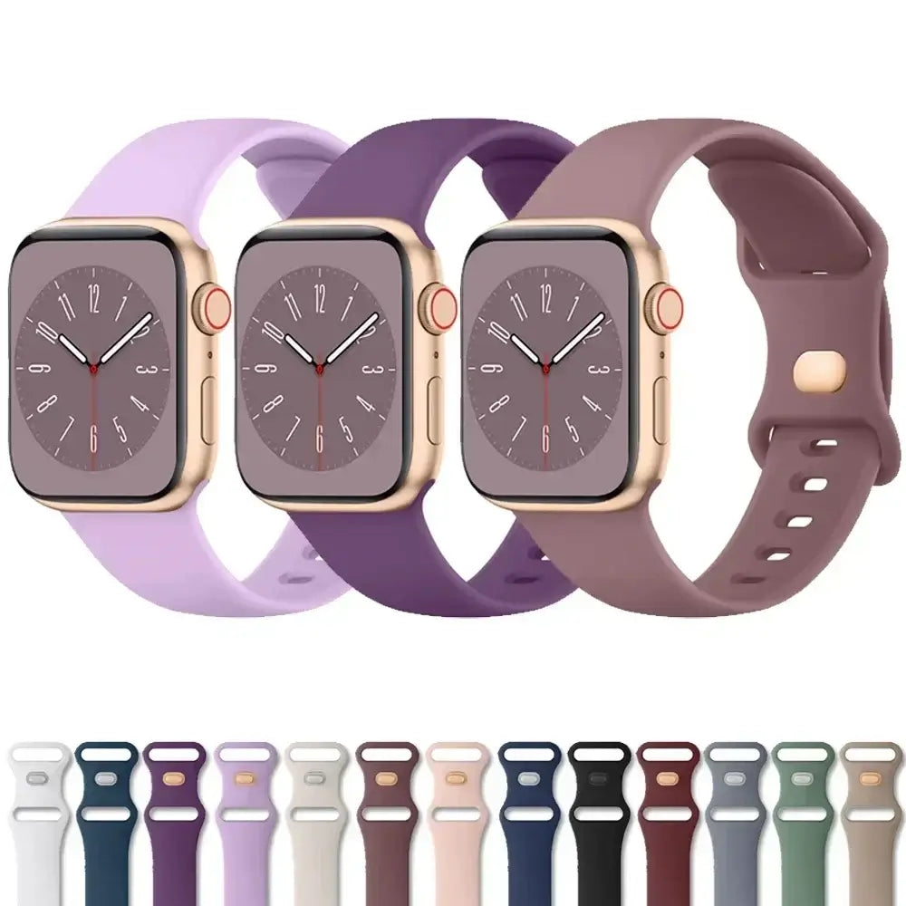Apple Watch Silikonarmband – Weiches, flexibles, stilvolles Armband