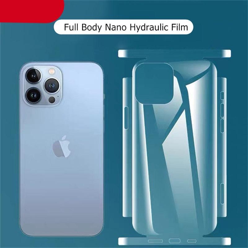 360 Front+Back Full Body Film On the Screen Protector For iPhone 14 13 Pro Max 12 Temper Film Premium HD Clarity Anti-Fingerprint/Scratch Screen Protector 11 Mini Ultra Thin Matte Clear Cover