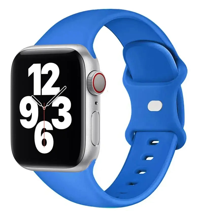 Apple Watch Silikonarmband - Weiches wasserdichtes flexibles Armband