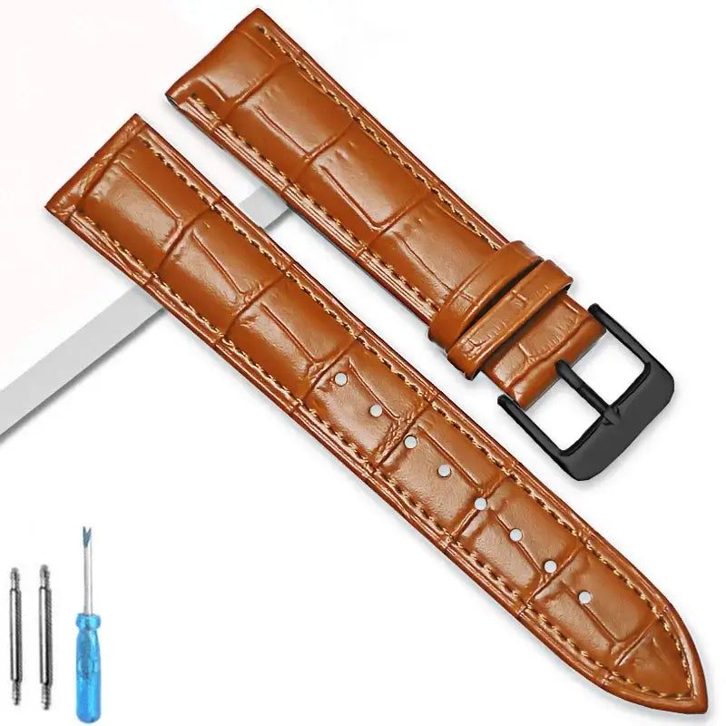 Bracelet en Cuir Véritable Ticwatch - Confortable et Élégant