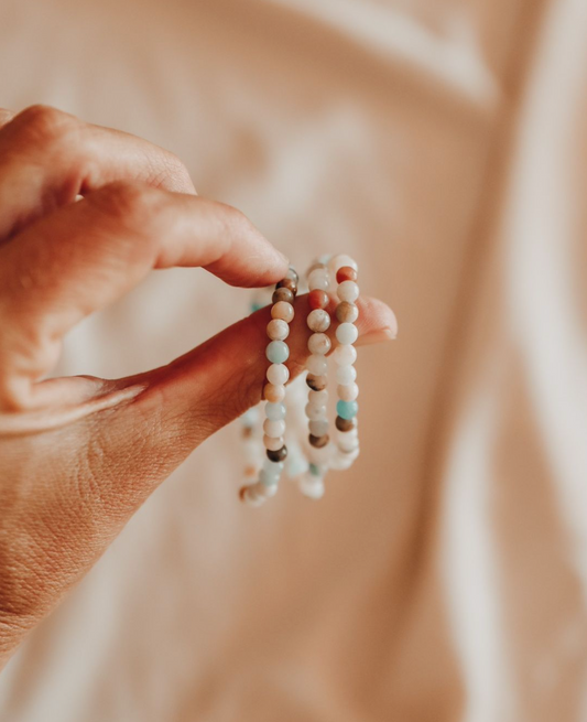 Amazonite polie || Bracelet adulte