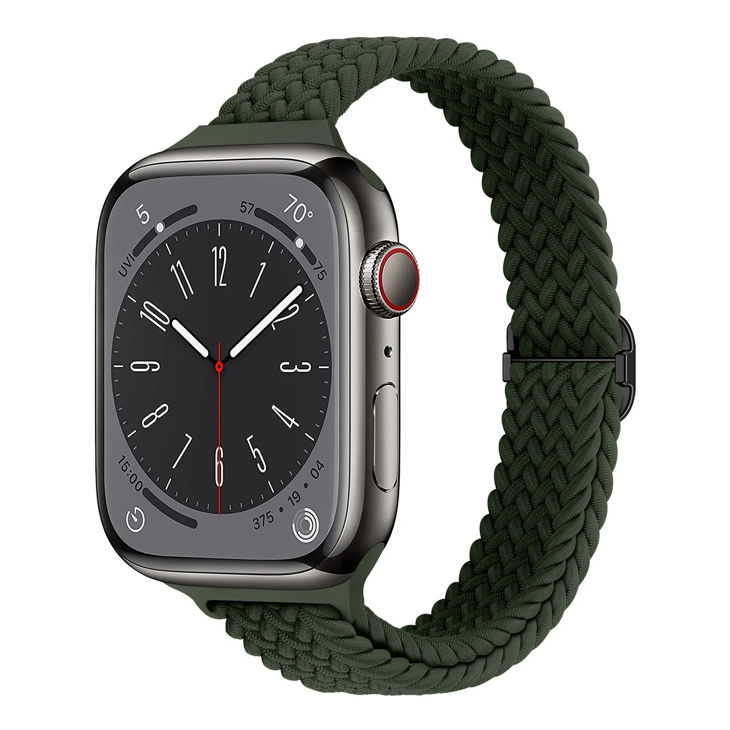 Apple Watch Nylon-Armband – Weiches, atmungsaktives geflochtenes Armband