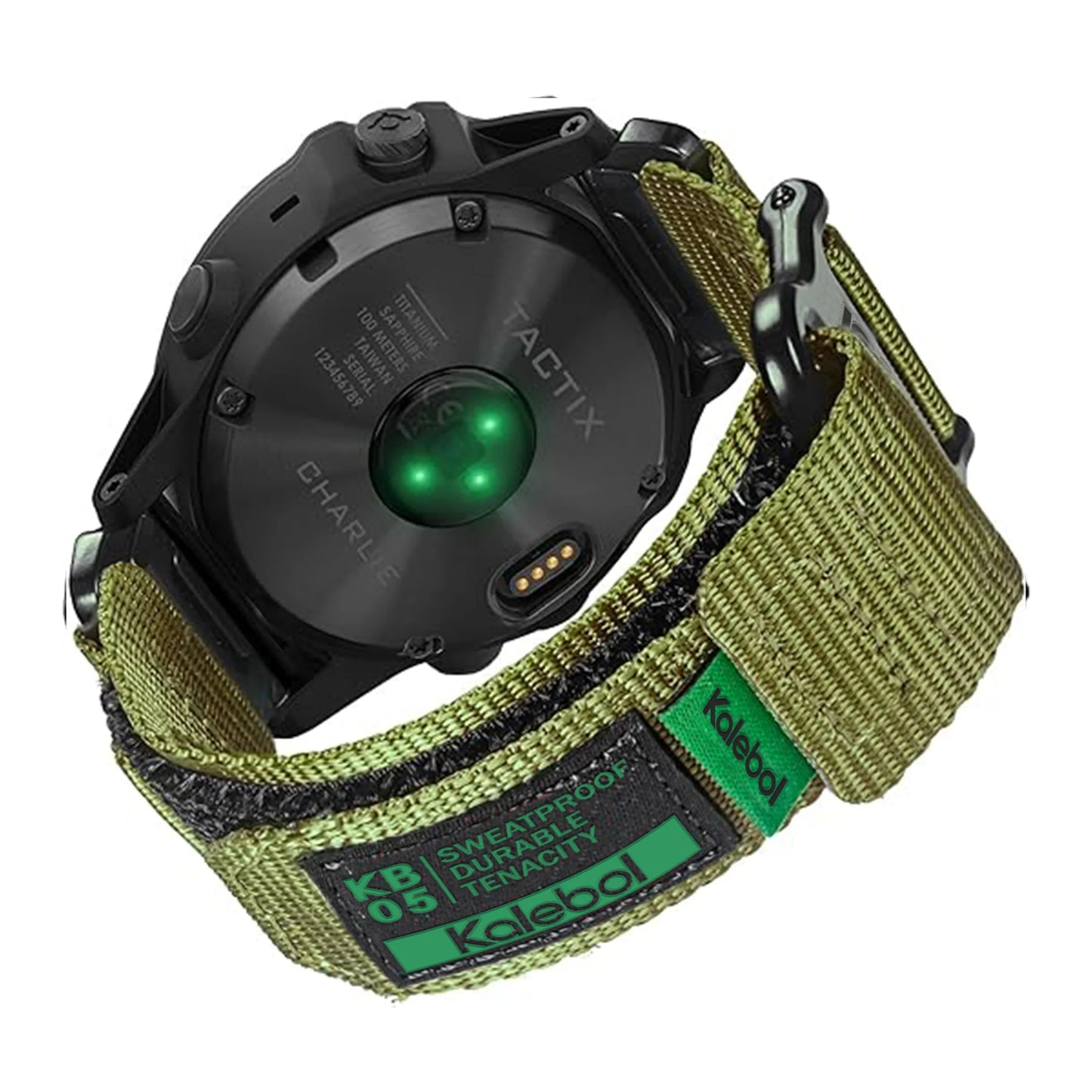 Bracelet en nylon Garmin - Bracelet de sport tactique respirant