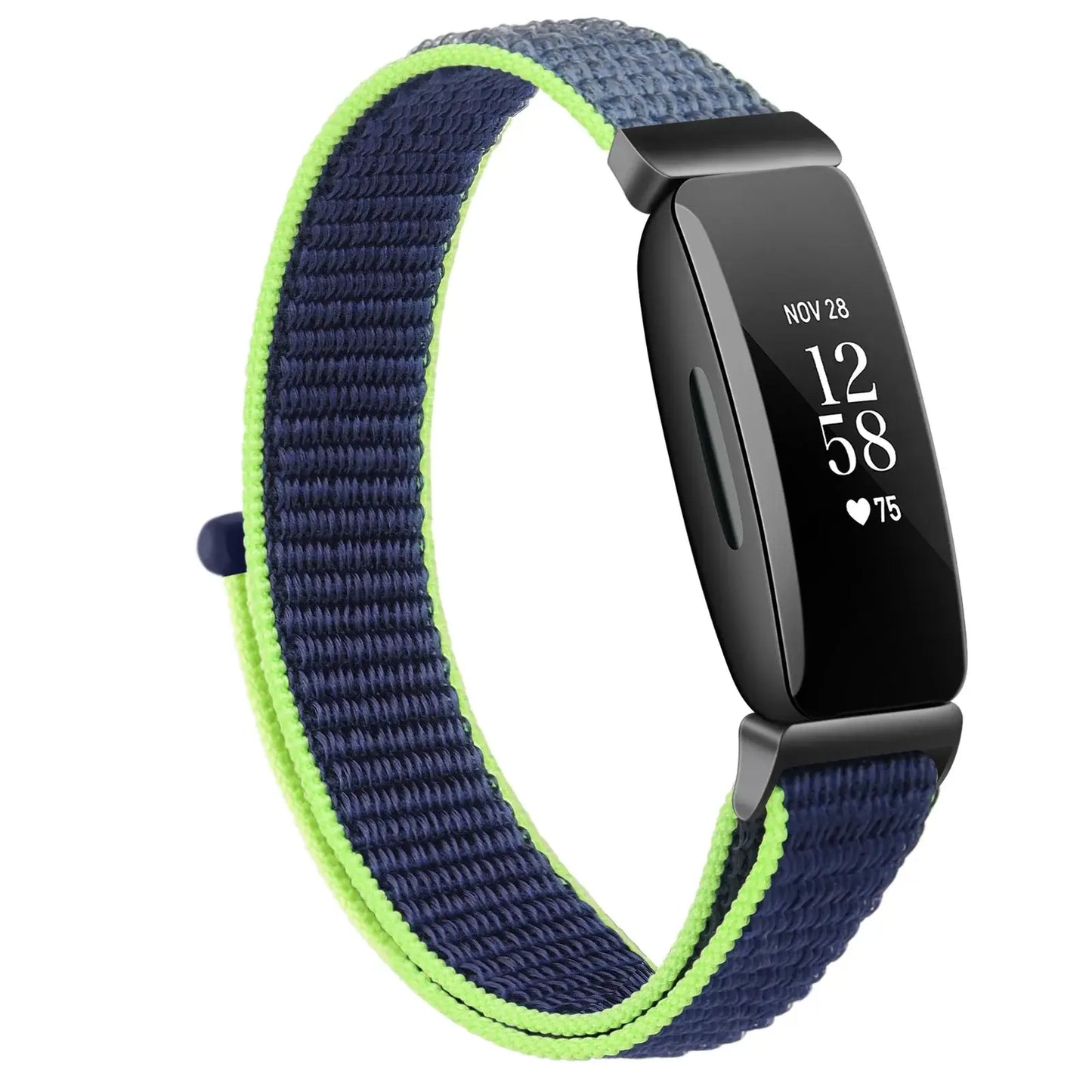 Fitbit Inspire 2, 1, HR Nylon Klettband – Vielseitiges Armband