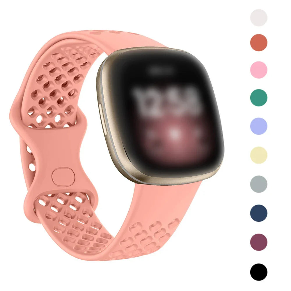 Atmungsaktive Sport-Armbänder für Fitbit Versa & Sense