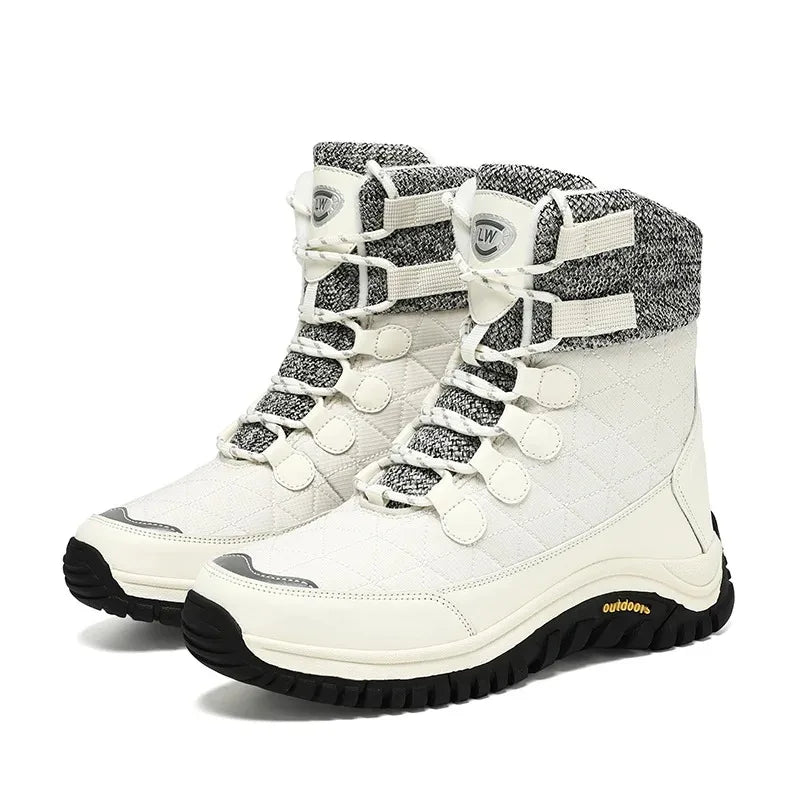Women's Fur-Lined Ankle Snow Boots for Hiking new
