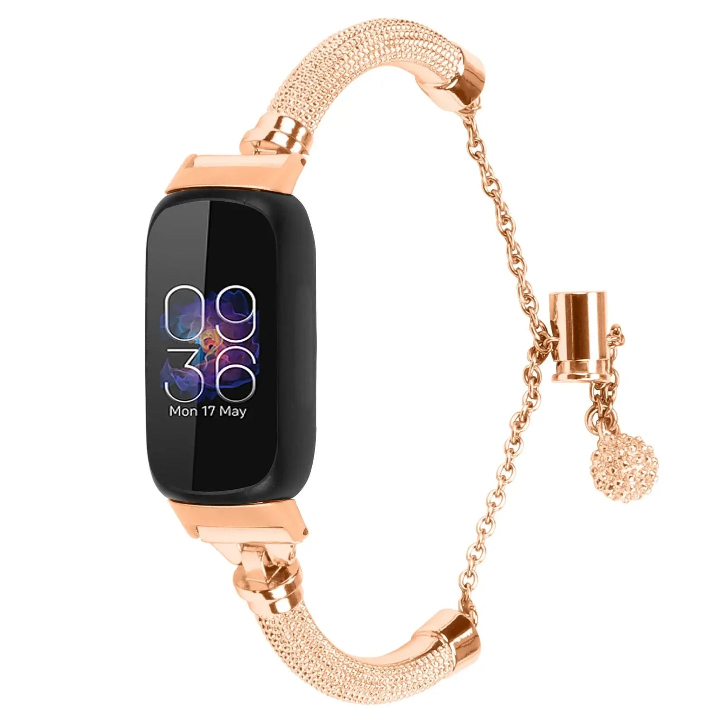 Fitbit Inspire 2, 1, HR Edelstahlarmband – Robustes Metallband