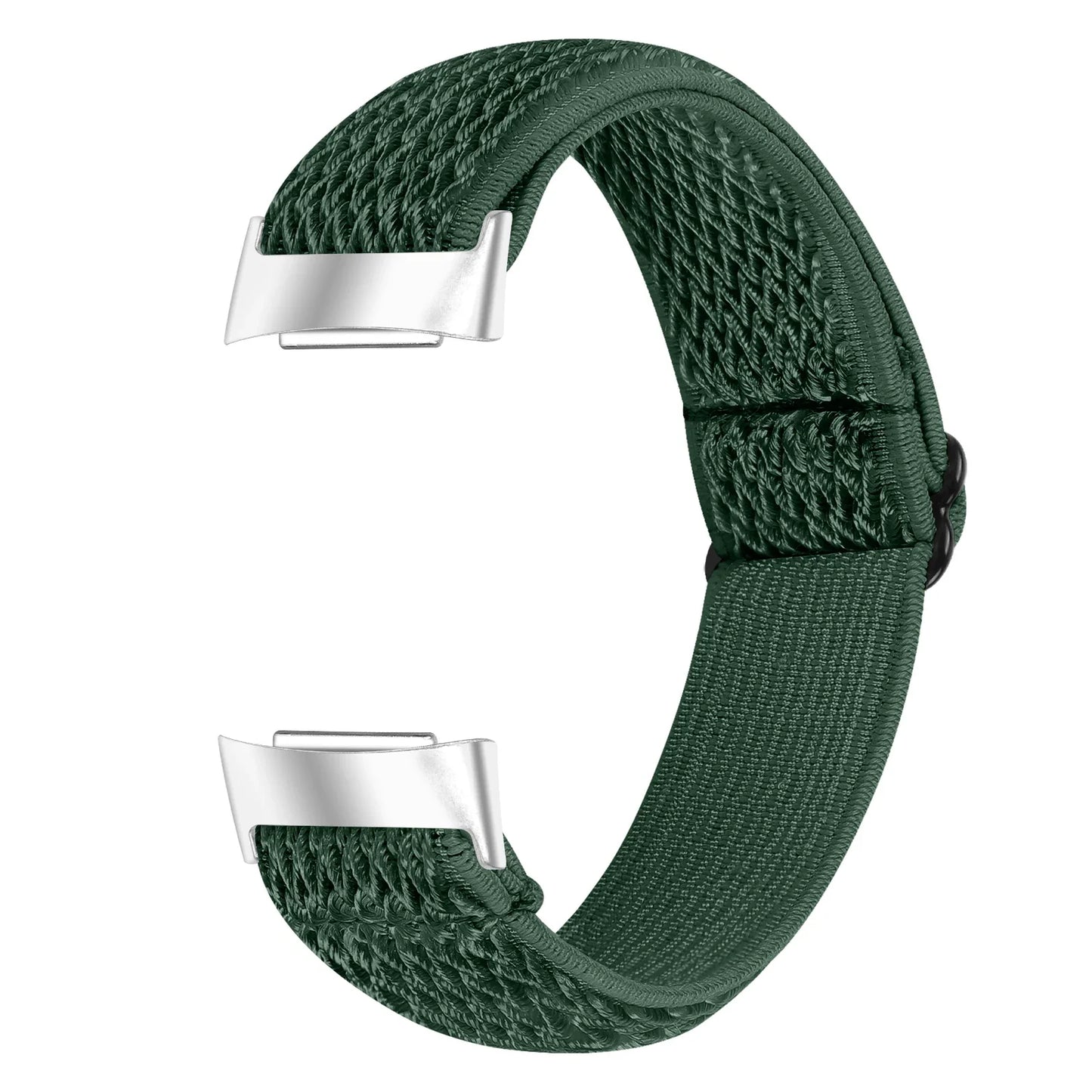 Fitbit Charge 6 5 Nylonarmband – Elastisches Sport-Stoff-Design
