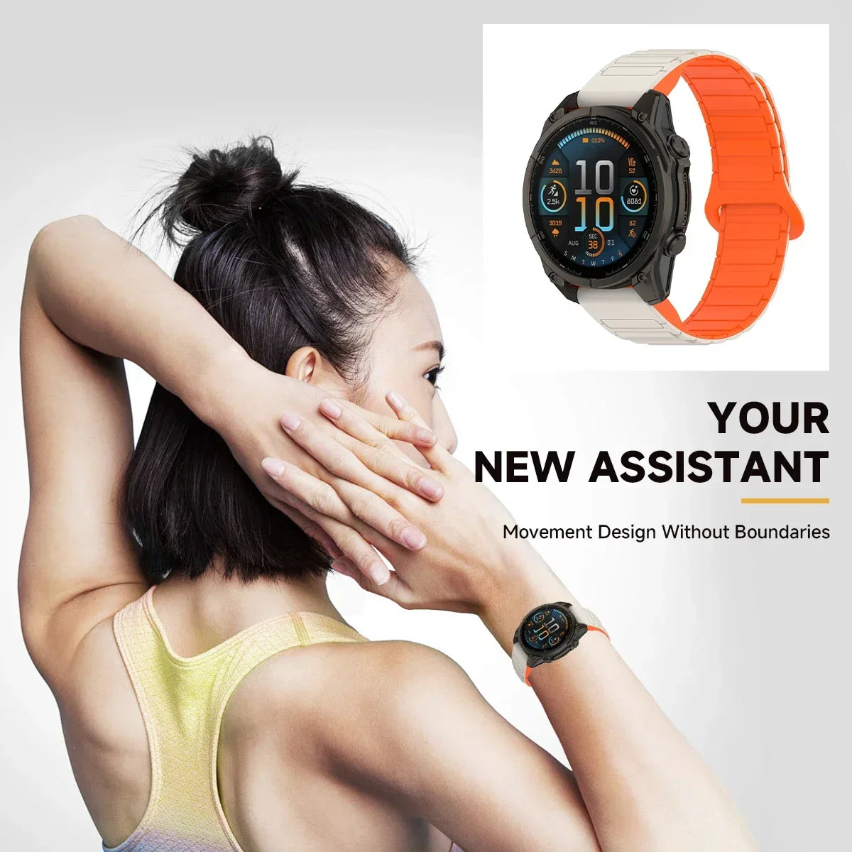 Garmin Fenix Silikon-Magnetarmband – Vielseitig & Komfortabel