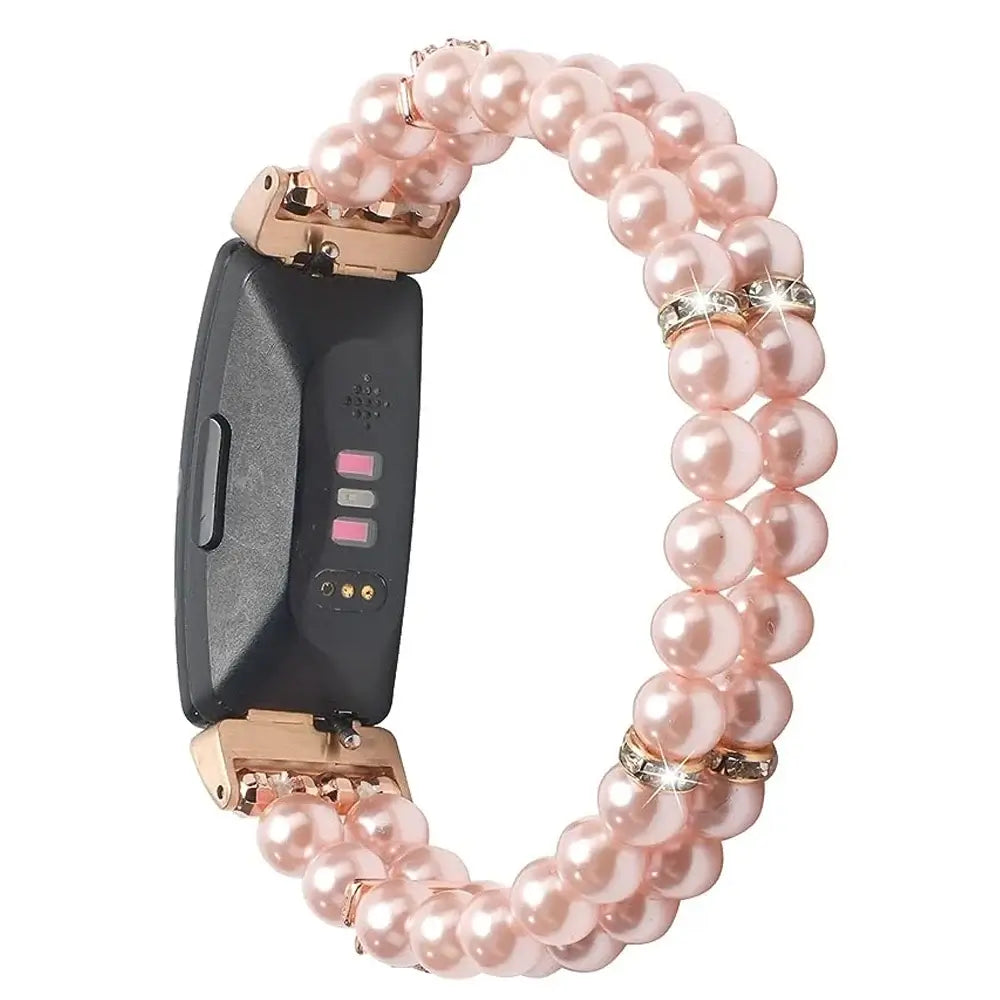 Bracelet en perles élastique Fitbit Inspire 3 – Bracelet extensible élégant