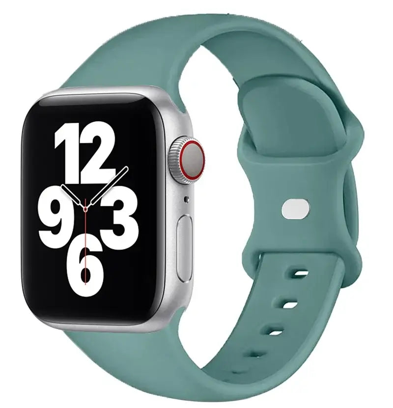 Apple Watch Silikonarmband - Weiches wasserdichtes flexibles Armband