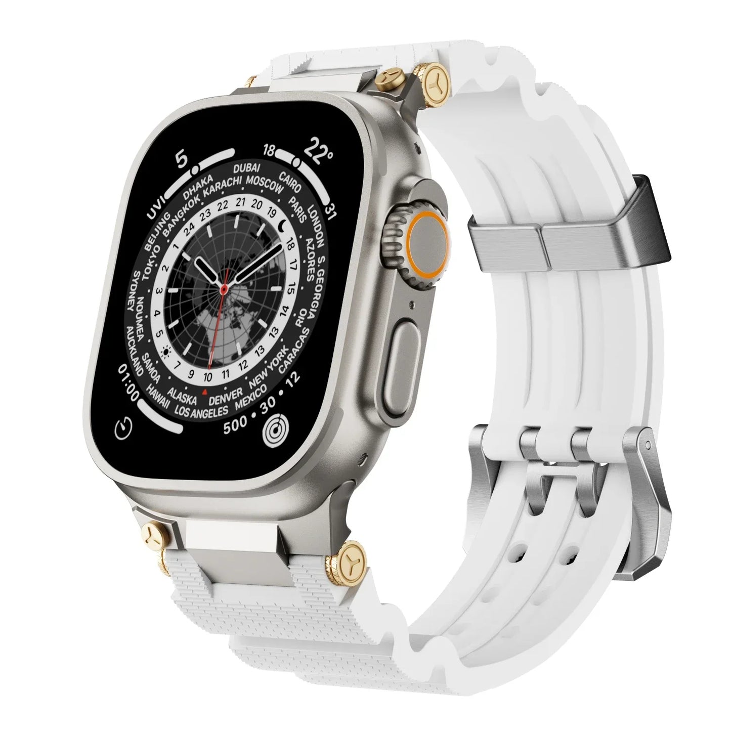 Bracelet de sport en silicone pour Apple Watch - Bracelet en caoutchouc étanche