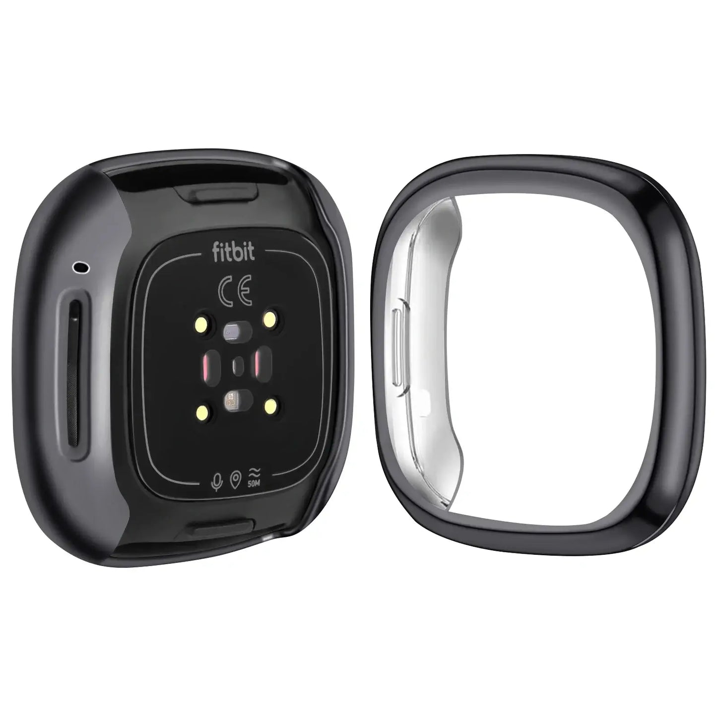 Fitbit Versa & Sense Hülle und Displayschutzfolie