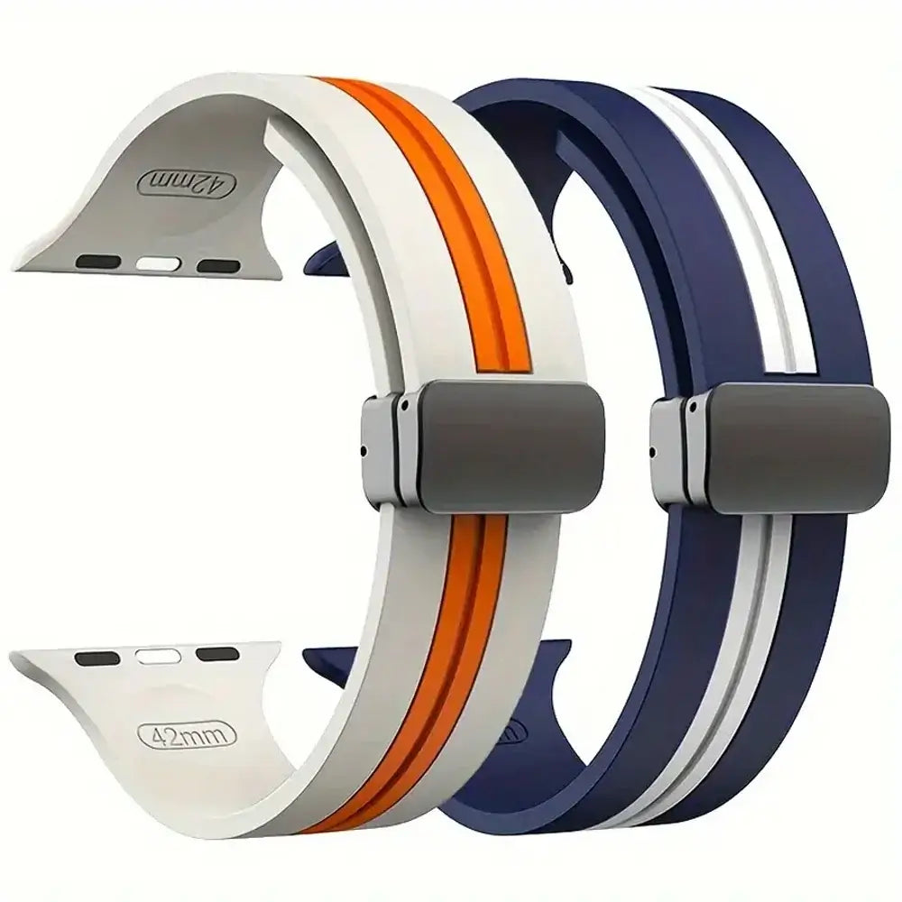 Apple Watch Silikonarmband – Robustes Design mit Magnetverschluss