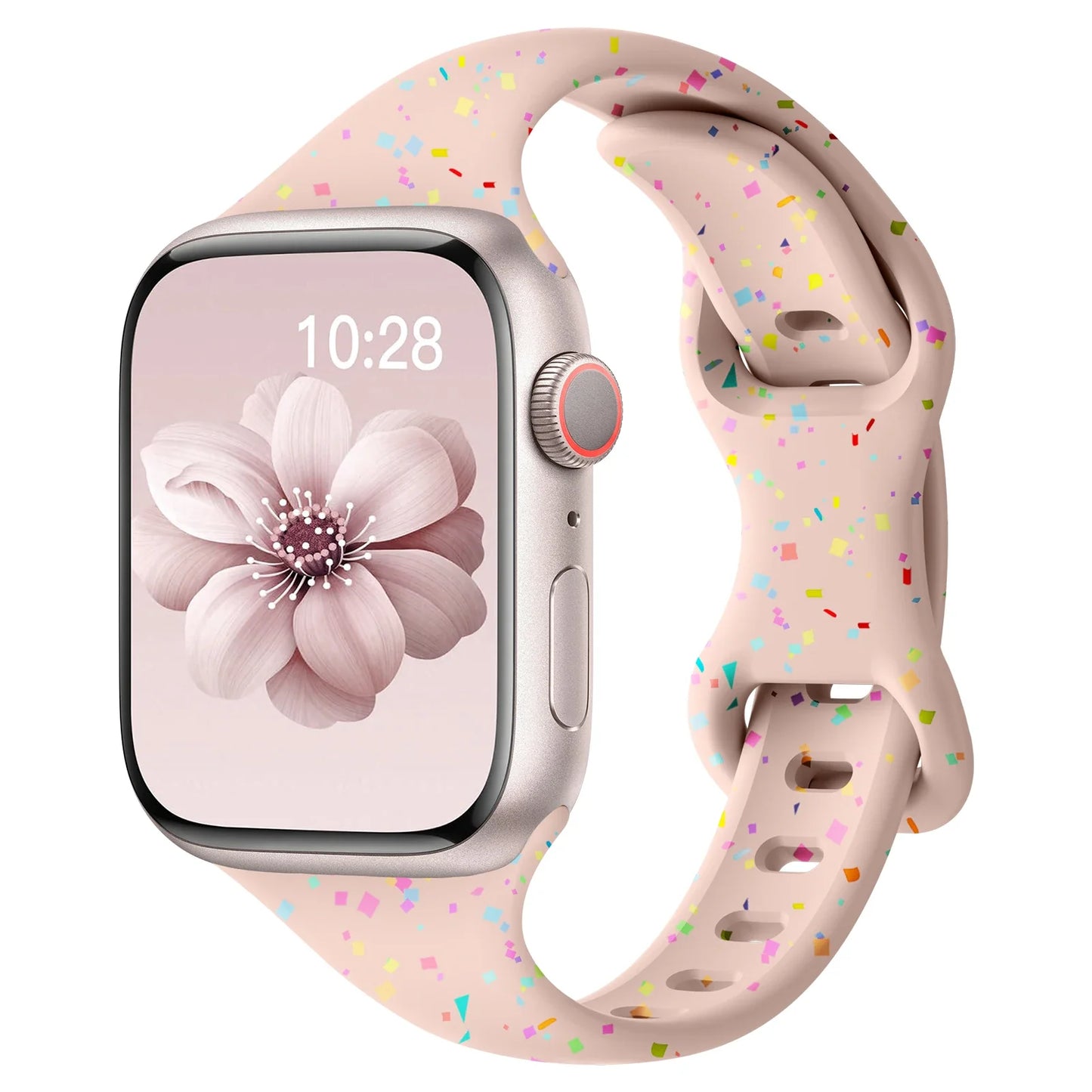 Bracelet en silicone pour Apple Watch - Design souple et flexible - Coloré