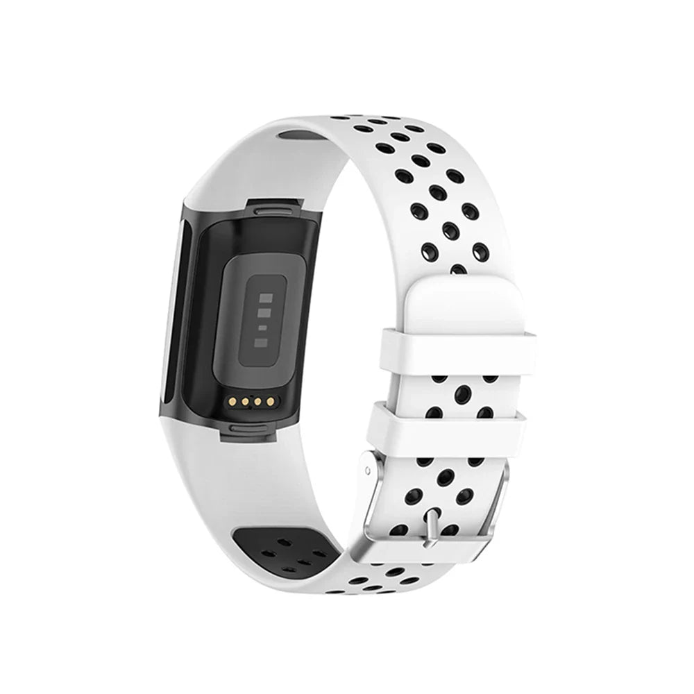 Fitbit Charge 5 6 Silikonarmband - Atmungsaktives Sportarmband