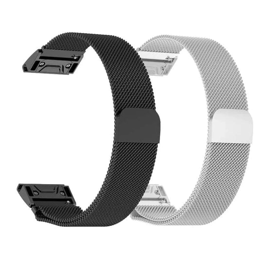 Bracelet magnétique en acier inoxydable Garmin - Bracelet QuickFit durable