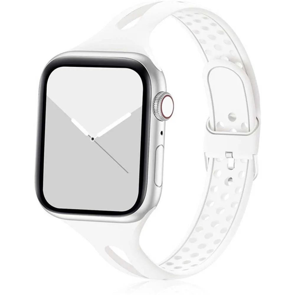 Apple Watch Silikonarmband – Weiches, flexibles, atmungsaktives Armband