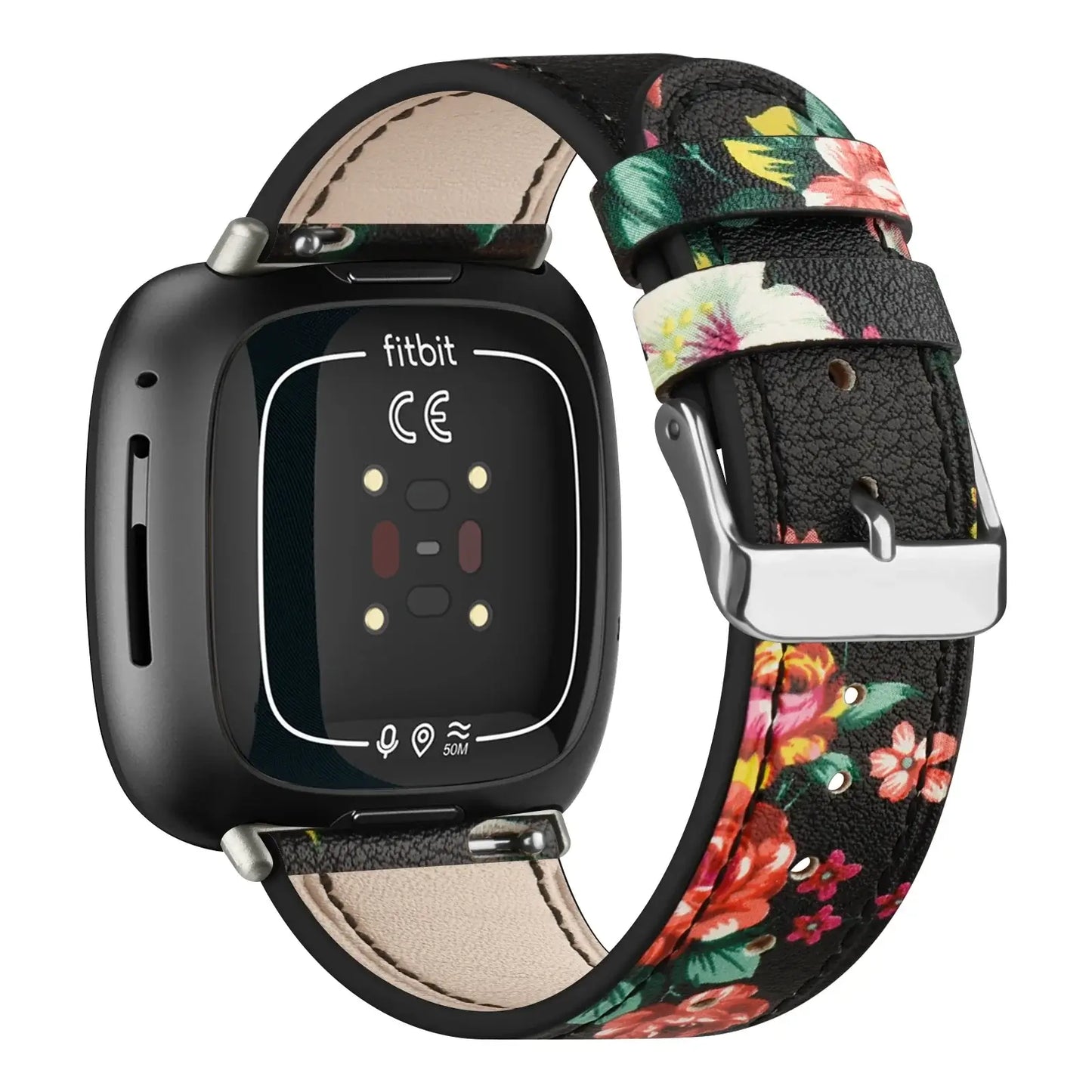 Bracelet en cuir Fitbit Versa et Sense - Design élégant et durable