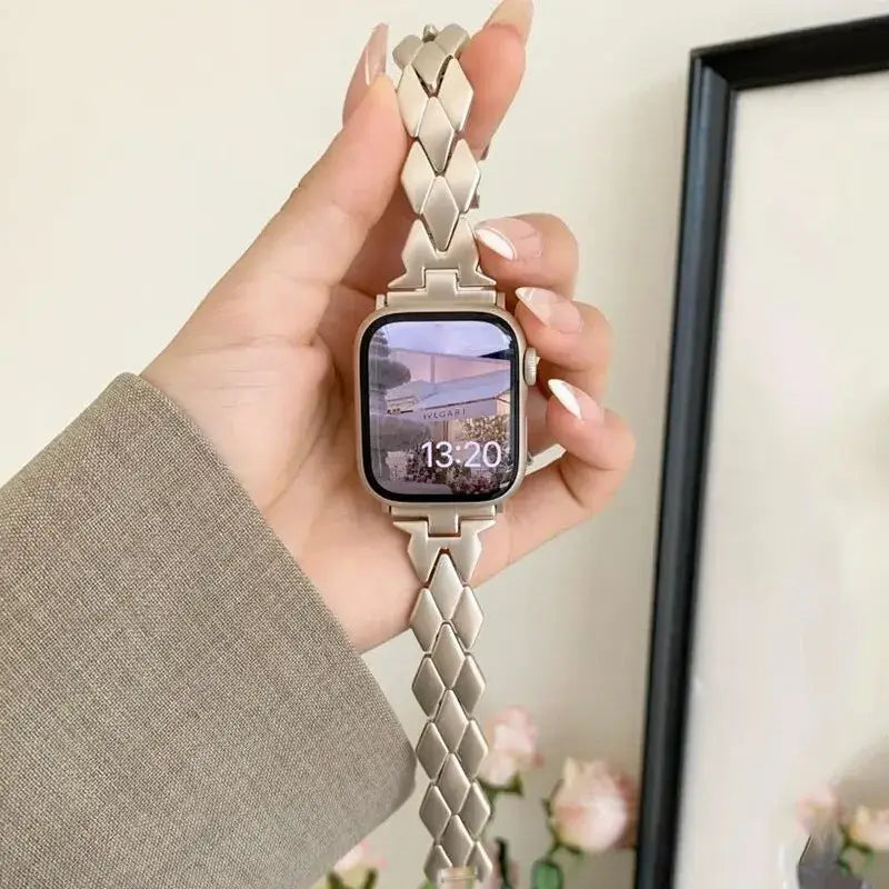 Apple Watch Edelstahlarmband - Elegantes Luxusarmband