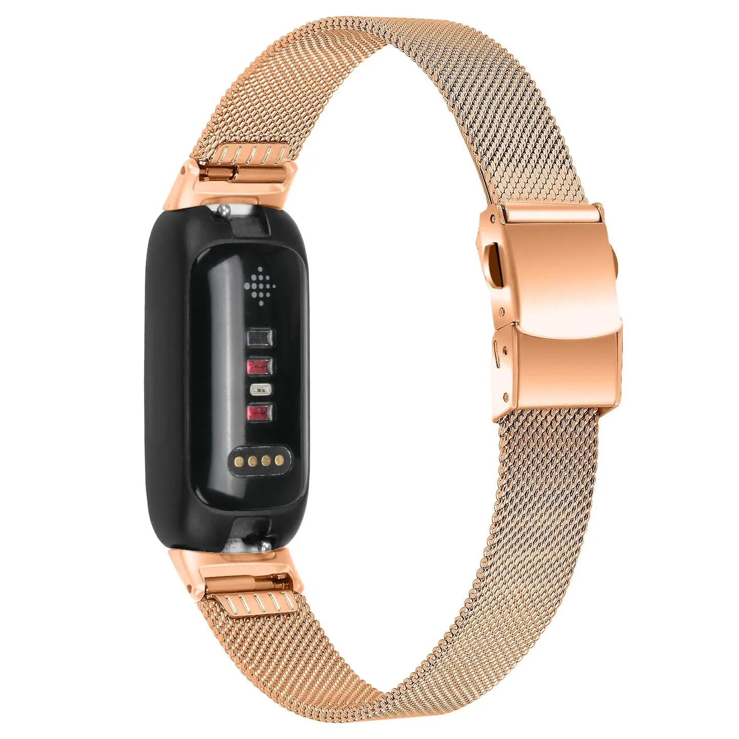 Bracelet en acier inoxydable fin Fitbit Inspire 3 – Bracelet en métal élégant et minimaliste