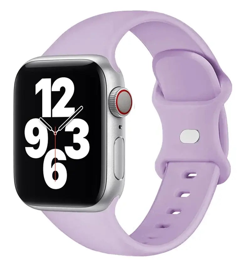 Apple Watch Silikonarmband - Weiches wasserdichtes flexibles Armband