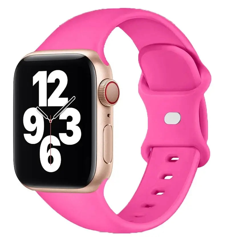 Apple Watch Silikonarmband - Weiches wasserdichtes flexibles Armband