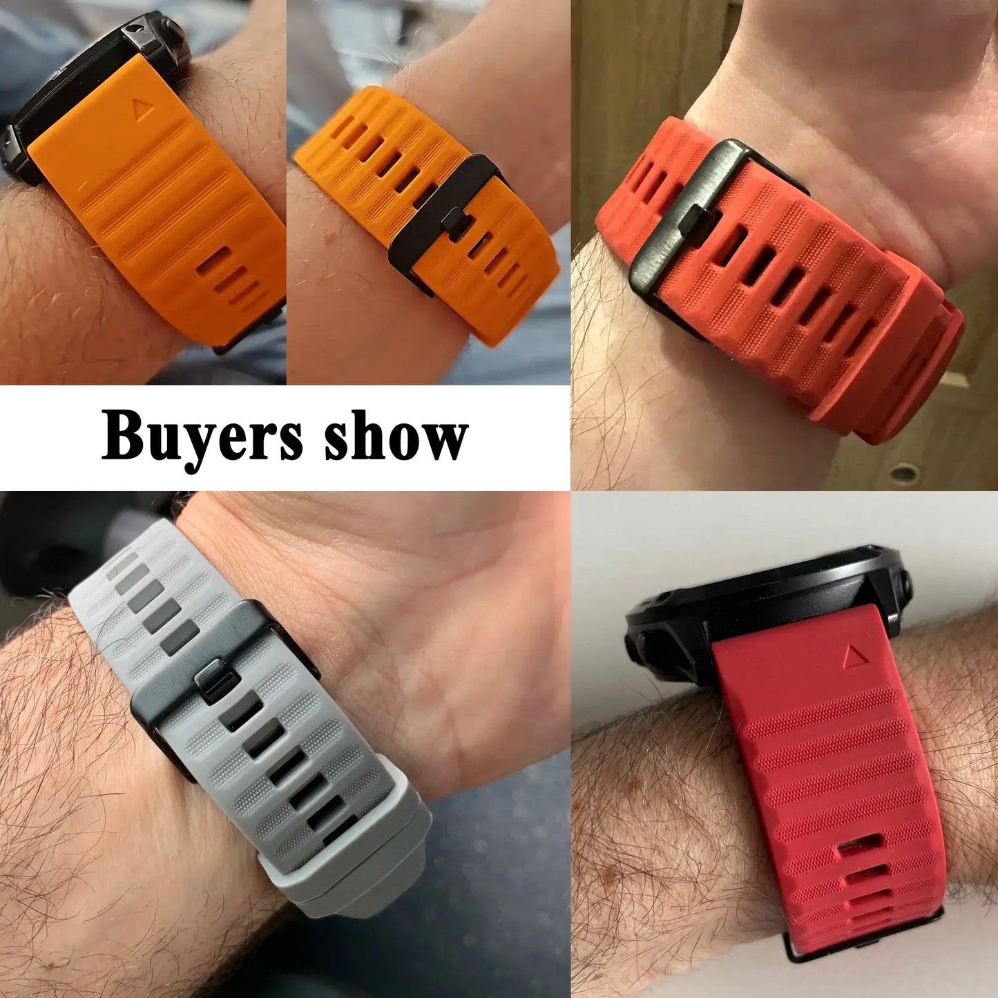 Garmin Silikonarmband – Strapazierfähiges QuickFit Fitnessarmband