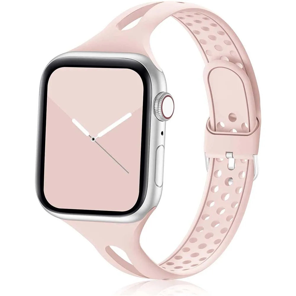 Apple Watch Silikonarmband – Weiches, flexibles, atmungsaktives Armband