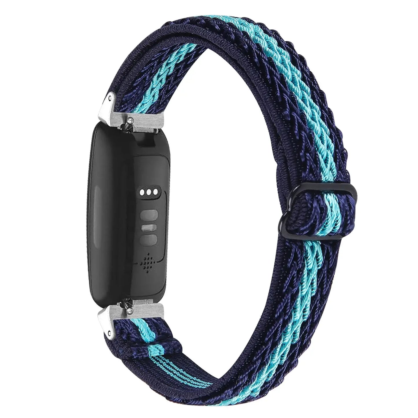 Bracelet en nylon pour Fitbit Inspire 3, 2, 1, HR - Sangle extensible et résistante