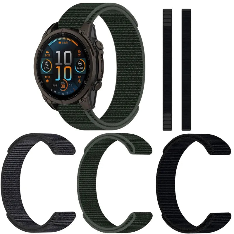 Bracelet en nylon Garmin - Respirant, durable, confortable