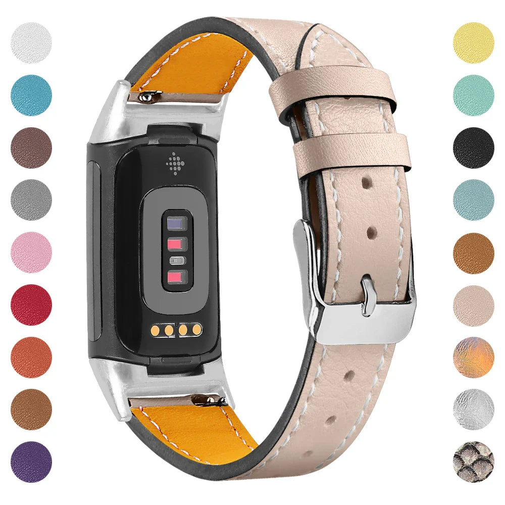 Fitbit Charge 5 6 Lederarmband – Stilvoll und bequem