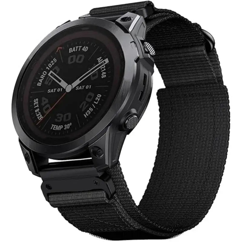 Bracelet en nylon Garmin - Bracelet de montre QuickFit durable