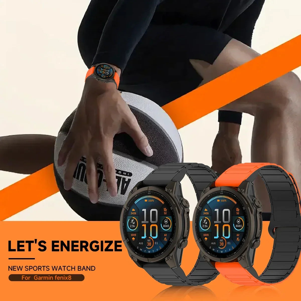 Garmin Fenix Silikon-Magnetarmband – Vielseitig & Komfortabel