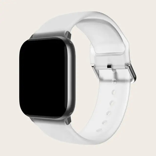 Apple Watch Silikonarmband – Buntes Blumenmusterarmband
