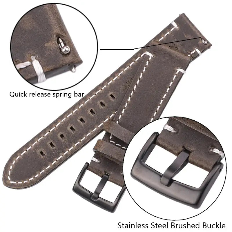 Huawei Lederarmband - Premium, Klassisch, Stilvolles Design
